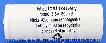 Welch Allyn Replacement Rechargeable Medical Battery 72300 3.5V 800mAh