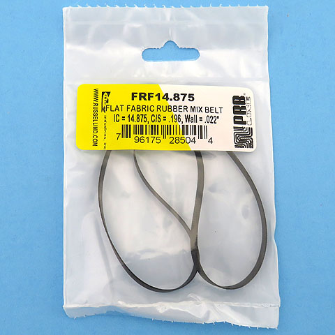 PRB FRF14.875 14.875 Inch IC .196 Inch Wide Flat Rubber Fabric Belt