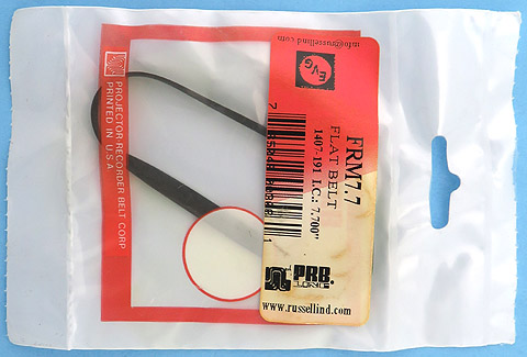 PRB FRM7.7 7.7 Inch Flat Rubber Replacement Projector Belt
