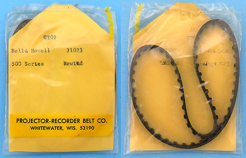 PRB GT02 B&H 31023 13.75 Inch IC .261 Inch Wide Teethed Projector Belt