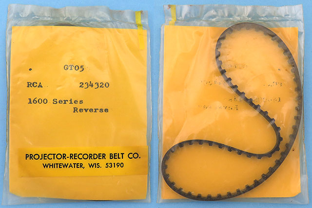 PRB GT05 RCA 234320 11.75 Inch IC .18 Inch Wide Teethed Projector Belt