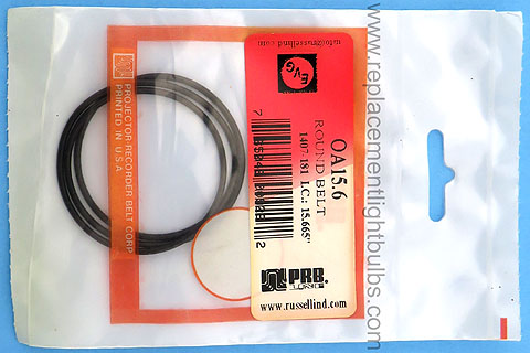 PRB OA15.6 15.6 Inch IC .068 Inch Thick Round Rubber Replacement Projector Belt