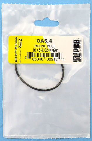 PRB OA5.4 5.4 Inch IC .07 Inch Thick Round Rubber Replacement Projector Belt