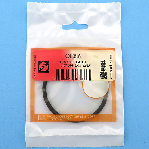 PRB OC6.6 6.625 Inch IC .139 Inch Thick Replacement Projector Belt