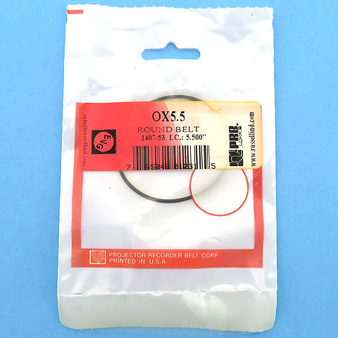 PRB OX5.5 5.5 Inch IC .055 Inch Thick Round Rubber Replacement Belt
