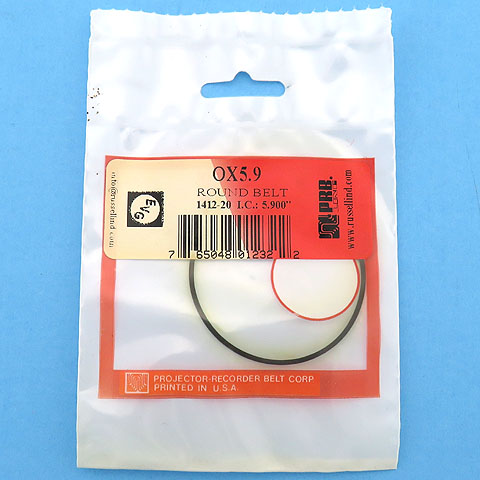 PRB OX5.9 5.9 Inch IC .047 Inch Thick Round Rubber Replacement Belt