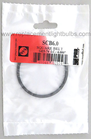 PRB SCB6.0 6.0 Inch IC .1 Inch Thick Square Replacement Projector Belt