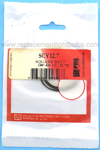 PRB SCY12.7 12.75 Inch IC .043 Inch Wide Square Rubber Replacement Projector Belt