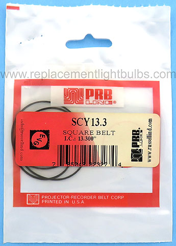 PRB SCY13.3 13.3 Inch IC .037 Inch Wide Square Rubber Replacement Projector Belt