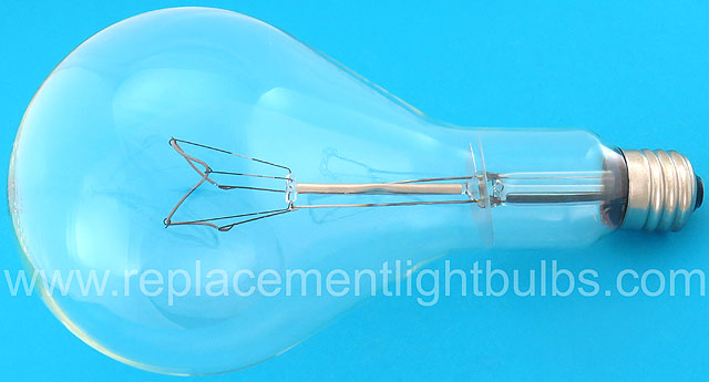 GE 1000/99 120-130V 1000W Extended Service Light Bulb Replacement Lamp