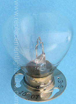 GE 1007 6-8V 32CP P30s RP11 Spotlight Light Bulb Replacement Lamp