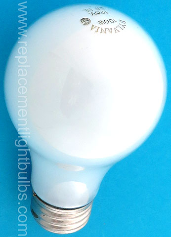 Sylvania 100A/DLSW 100W 120V A19 Double Life Soft White Light Bulb
