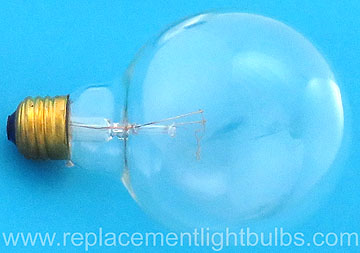Westinghouse 100G30 100W 120V G30 Clear Globe Glass E26 Medium Screw Base Light Bulb