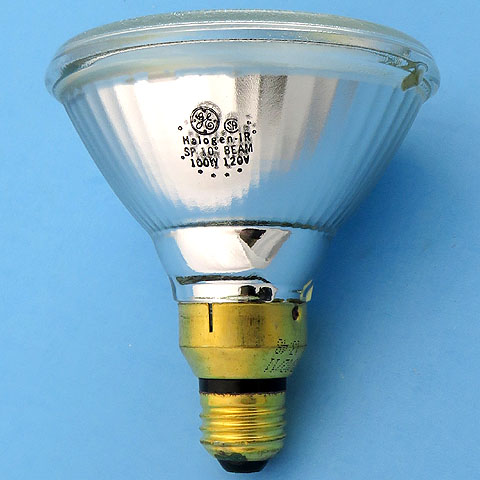 GE 100PAR/HIR/SP10 120V 100W SP 10° Spot Beam Halogen IR Light Bulb