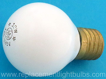 GE 10S11N 115-125V 10W White Glass Intermediate Screw Light Bulb Replacement Lamp