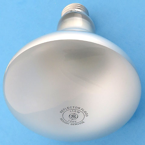 GE 110R30/FL/RS/1 120V 110W Rough Service Reflector Flood Light Bulb