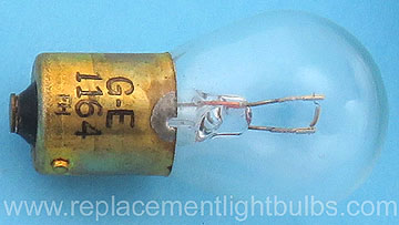 GE G-E 1164 6.4V 21CP S-8 BA15s Special Service Light Bulb