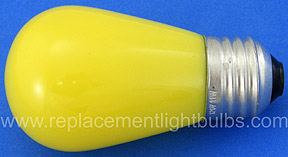 11S14/CY-120V 11W Ceramic Yellow Group Replacement Light Bulb