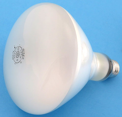 GE 120R40/FL/MI 120V 120W Miser Soft White Reflector Flood Light Bulb