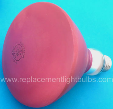 General Electric 120R40/PK 120V 120W Pink Reflector Flood Light Bulb Replacement Lamp