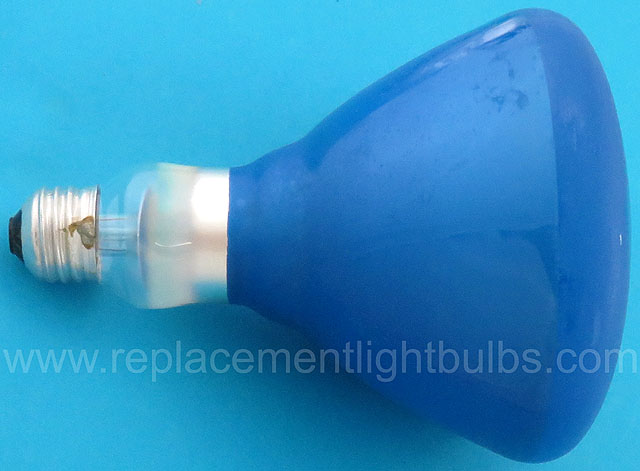 GE 120R40/WB 120V 120W White Blue Reflector Flood Light Bulb