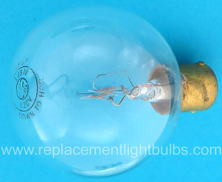 GE 125G16.5/29SC 125W 120V Base Down to Hor. Spot Clear Glass Light Bulb