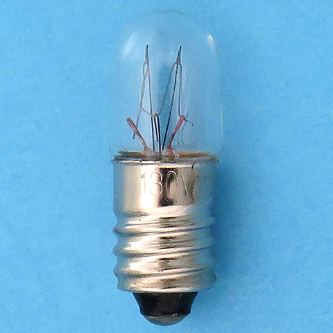 130MS 130V .023A 3W E10 Miniature Screw Light Bulb Lamp