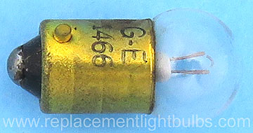 GE 1466 2.5V .3A BA9s Light Bulb