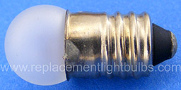 14 2.47V .3A E10 Miniature Screw Frosted Toy, Flashlight Light Bulb
