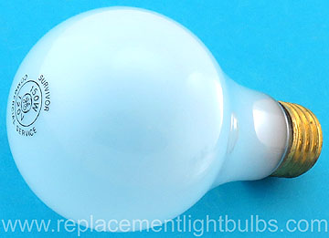 GE 150A/S Survivor Commercial Service 150W 120V Inside Frost Light Bulb