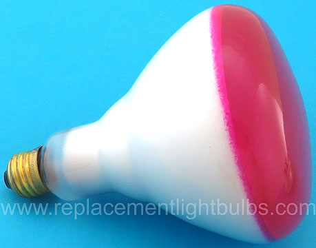 Bulbrite 150BR40P 150W 120V Pink Reflector Flood Light Bulb Replacement Lamp