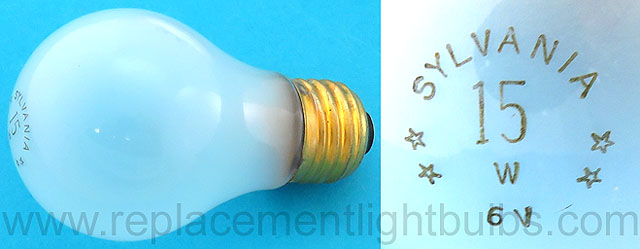Sylvania 15A 15A17 6V 15W Light Bulb