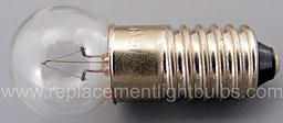 15V5WE10S 15V AC 5W E10s Extended Base, 15V/5W Miniature Light Bulb, Replacement Lamp