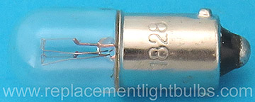 1828 37.5V .05A BA9s Miniature Bayonet Light Bulb