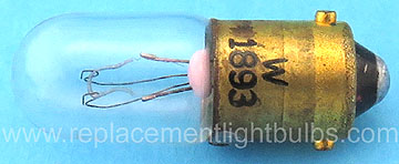 1893 14V .33A BA9s 2CP Light Bulb