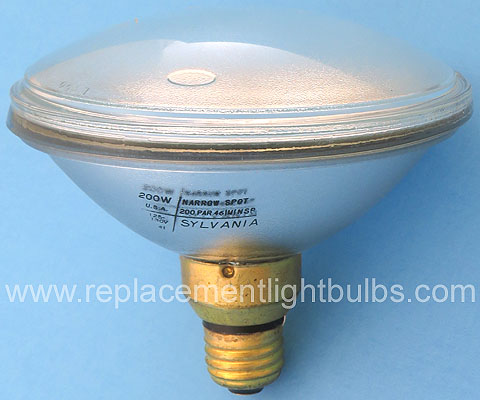 Sylvania 200PAR46/M/NSP 200W 125-130V Narrow Spot Light Bulb