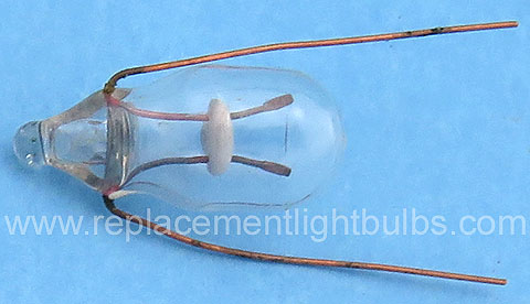 GE 2156U 3V .03A .09W Wire Terminals Indicator Light Bulb