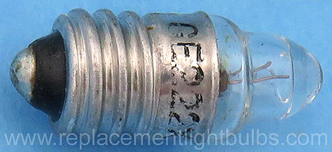 GE 222X 2.25V .25A Miniature Screw Light Bulb