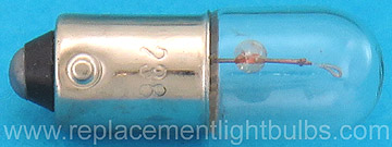 238 6.3V .5A BA9s Light Bulb Replacement Lamp