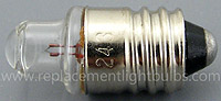 243 2.33V .27A E10 Miniature Replacement Light Bulb, Lamp