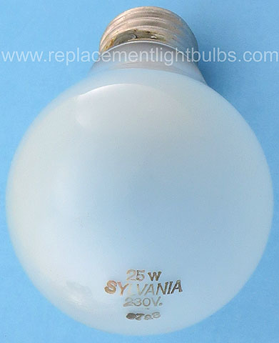 Sylvania 25A19 230V 25W Light Bulb