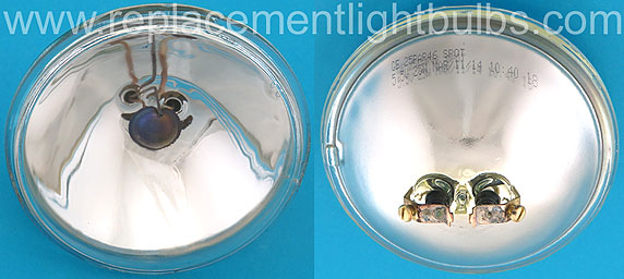 GE 25PAR46/VNSP 5.5V 6V 25W PAR46 Spot Sealed Beam Light Bulb Replacement Lamp
