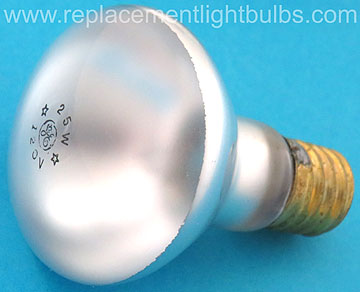 GE 25R14N 120V 25W E17 Light Bulb Replacement Reflector Flood Lamp