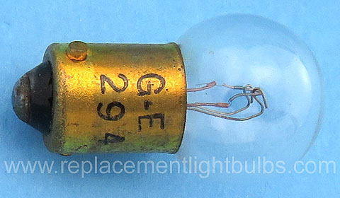 GE 294 G-E BA9s Miniature Bayonet Indicator Light Bulb