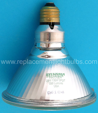 Sylvania 39PAR38/HAL/SP10 130V 39W Halogen 550 Lumens USA Spot Light Bulb