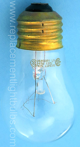 GE 40A15/CL 130V 40W Clear Appliance Light Bulb