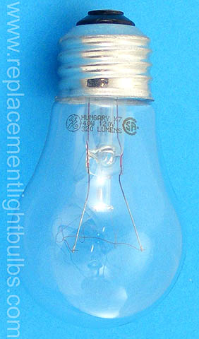 GE 40A15/RVL 120V 40W Reveal Appliance Light Bulb