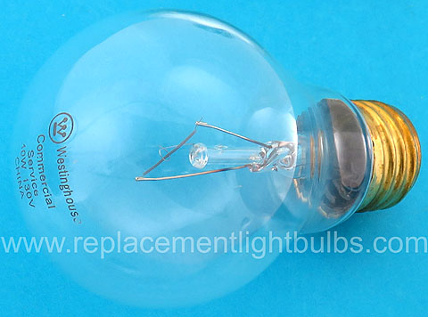 Westinghouse 40W 130V A19 Clear Replacement Light Bulb