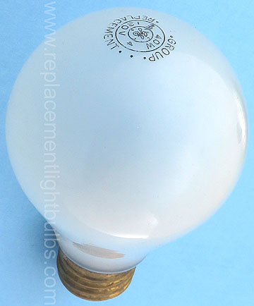 GE 40A21/GR/IF Inside Frost Group Replacement 40W 130V Light Bulb