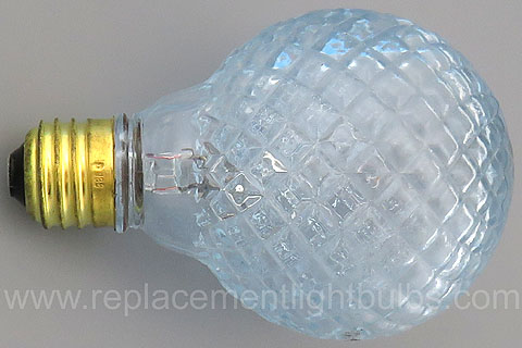 GE Reveal 40G25/H/CRY/RV 40W 120V E26 Medium Screw G25 Crystal Globe Halogen Light Bulb